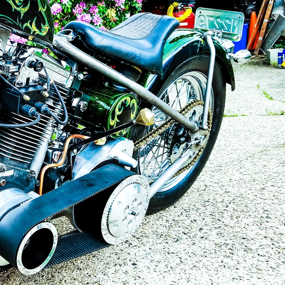 Deep Six Cycles Shift Knob on a customer's bike.